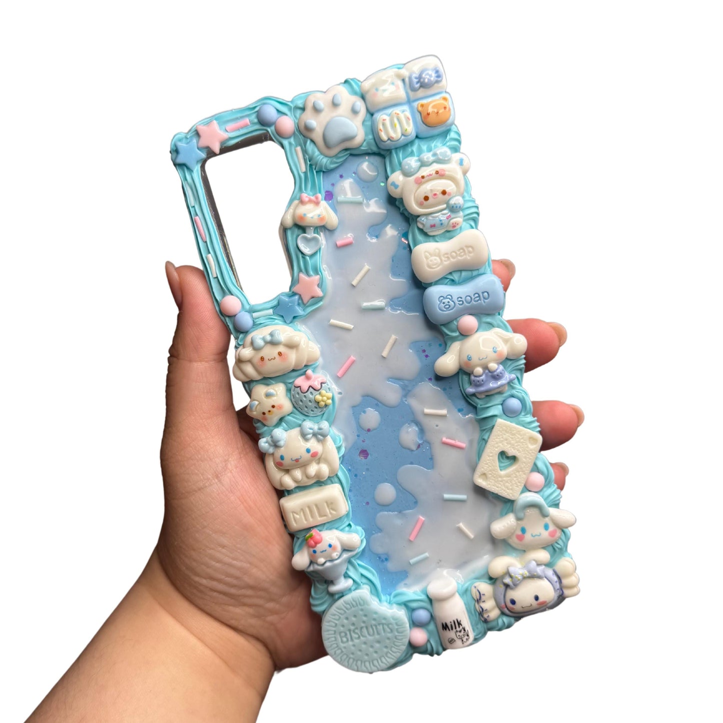 Cinnamoroll Milk Decoden Phone Case for any phone model iPhone/ Android