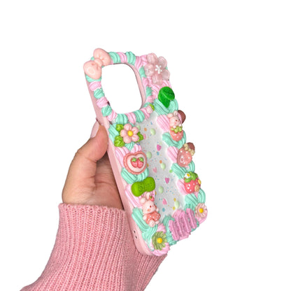 Spring Bunny Decoden Phone Case for any phone model iPhone/ Android