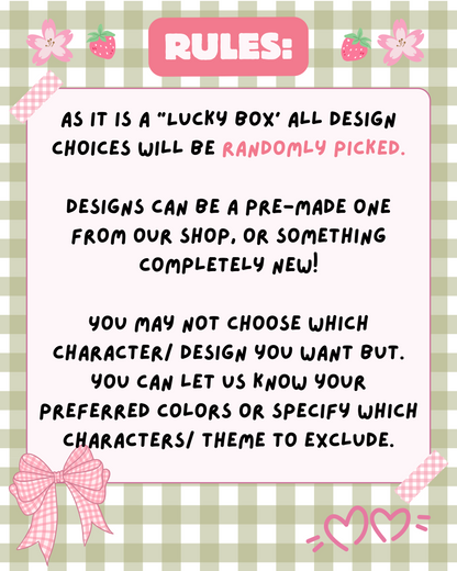 LUCKY CAT BOX: (1) Random Phone Case + (1) Random Phone Stand - for any phone model iPhone/ Android