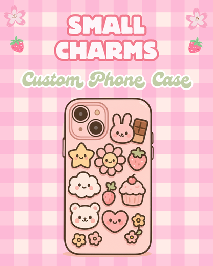 SMALL CHARMS | Customized Decoden Phone Case (for any phone model)
