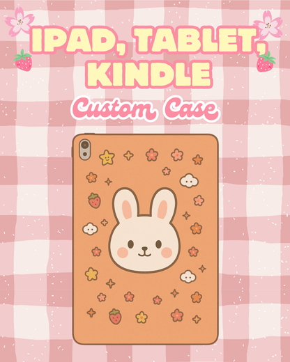Custom Sanrio Decoden iPad/ Kindle/ Tablet Case