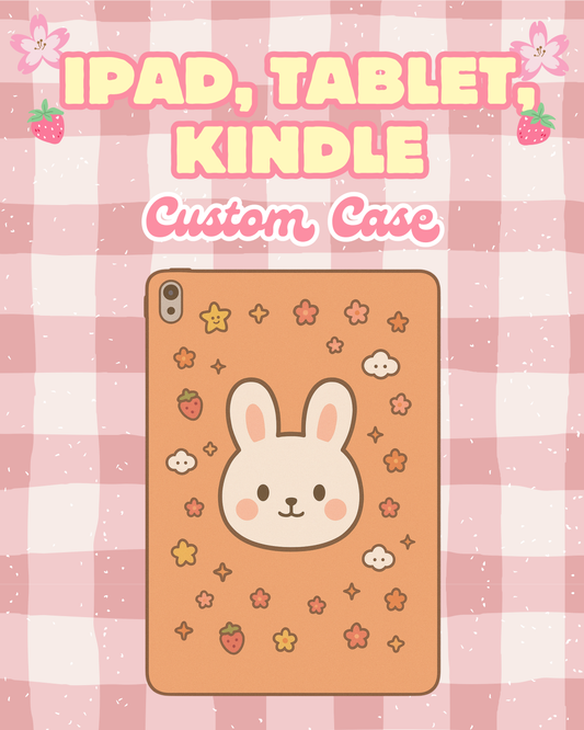 Custom Sanrio Decoden iPad/ Kindle/ Tablet Case