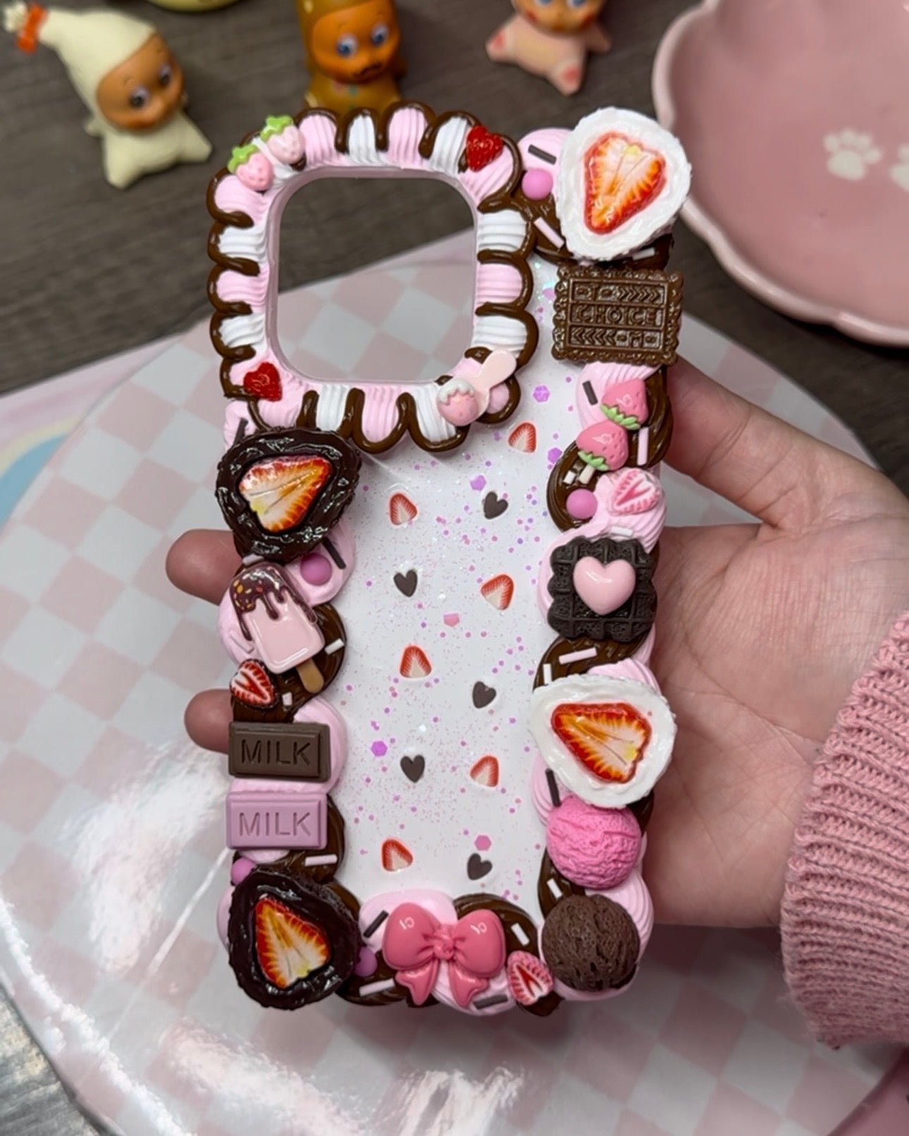 SMALL CHARMS | Customized Decoden Phone Case (for any phone model)