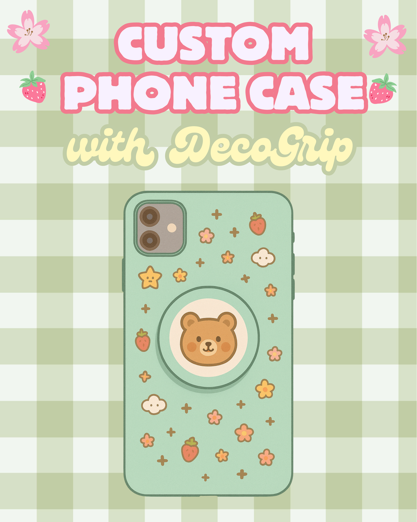 Custom Decoden Phone Case With Magsafe DecoGrip For Any Phone Model iPhone & Android