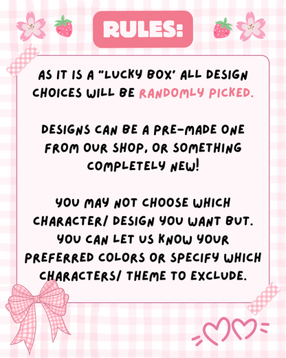 LUCKY CAT BOX: (1) Random Phone Case + (1) Random DeoGrip | for any phone model iPhone & Android