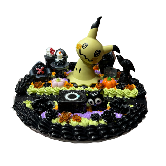 Mimikyu Halloween Phone Stand | iPad/ Tablet Stand | Spooky Pokémon Desk Decor | Cute Gothic Phone Holder | Halloween Pokémon Gift