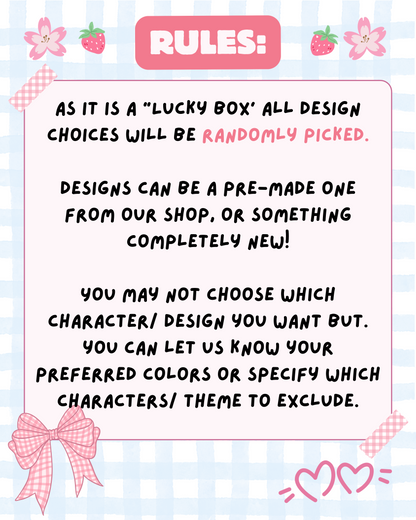 LUCKY CAT BOX: (2) Random phone cases - for any phone model iPhone/ Android