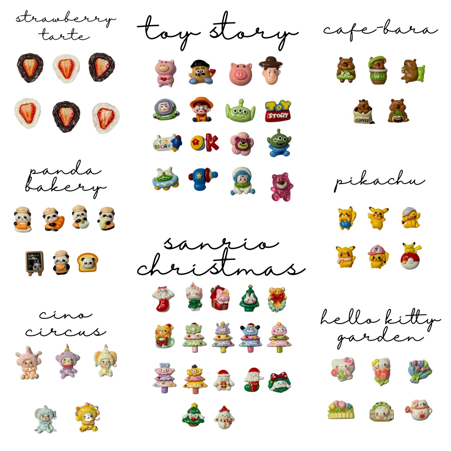 SMALL CHARMS | Customized Decoden Phone Case (for any phone model)