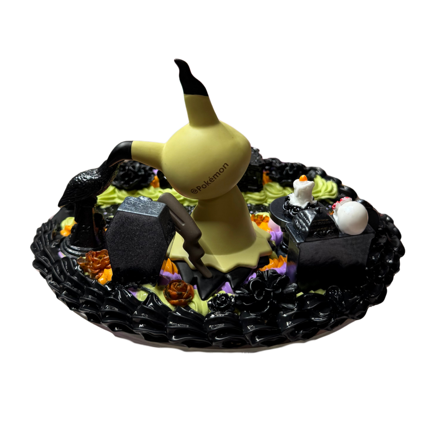 Mimikyu Halloween Phone Stand | iPad/ Tablet Stand | Spooky Pokémon Desk Decor | Cute Gothic Phone Holder | Halloween Pokémon Gift