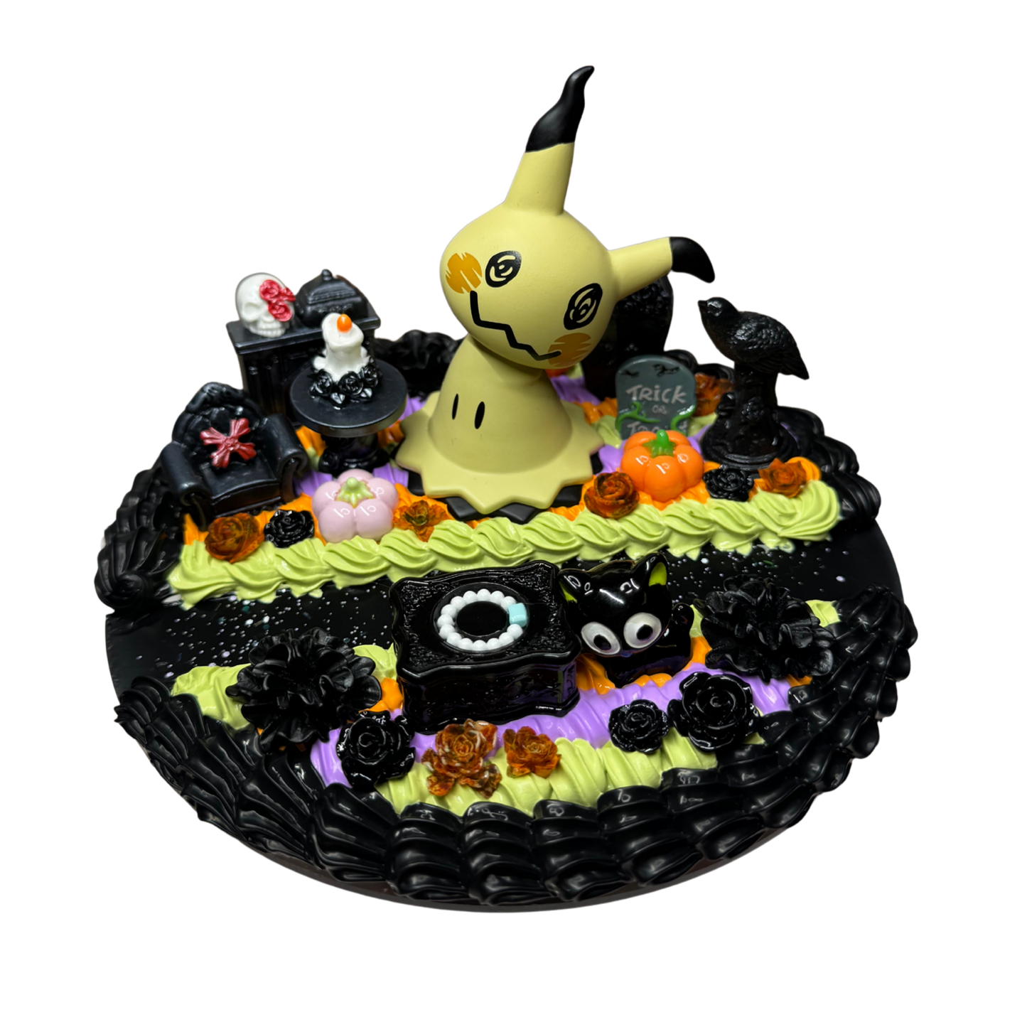Mimikyu Halloween Phone Stand | iPad/ Tablet Stand | Spooky Pokémon Desk Decor | Cute Gothic Phone Holder | Halloween Pokémon Gift