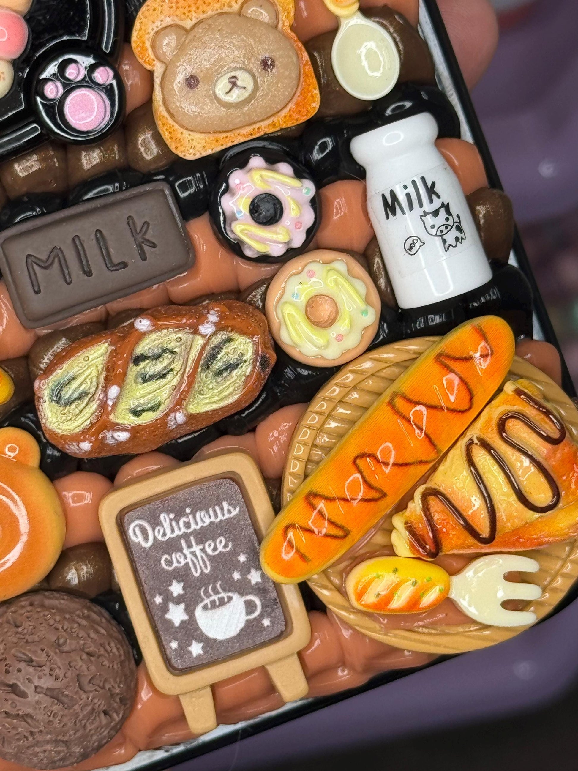 Bear Cafe Decoden Phone Case for any phone model iPhone/ Android