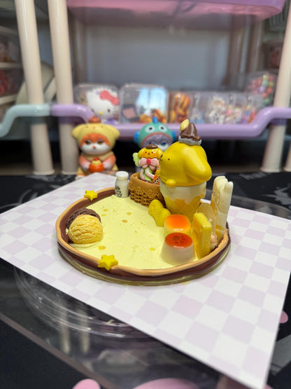 Pompompurin Ice Cream Decoden Phone Stand
