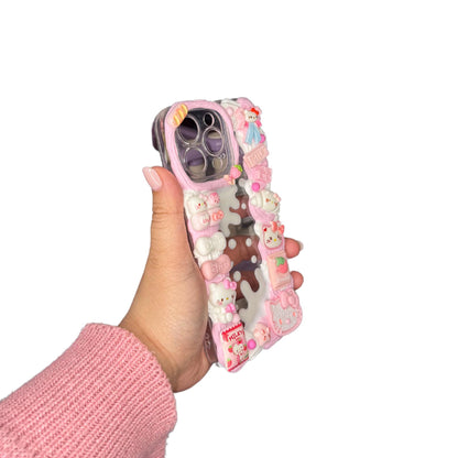 Hello Kitty Milk Decoden Phone Case for any phone model iPhone/ Android
