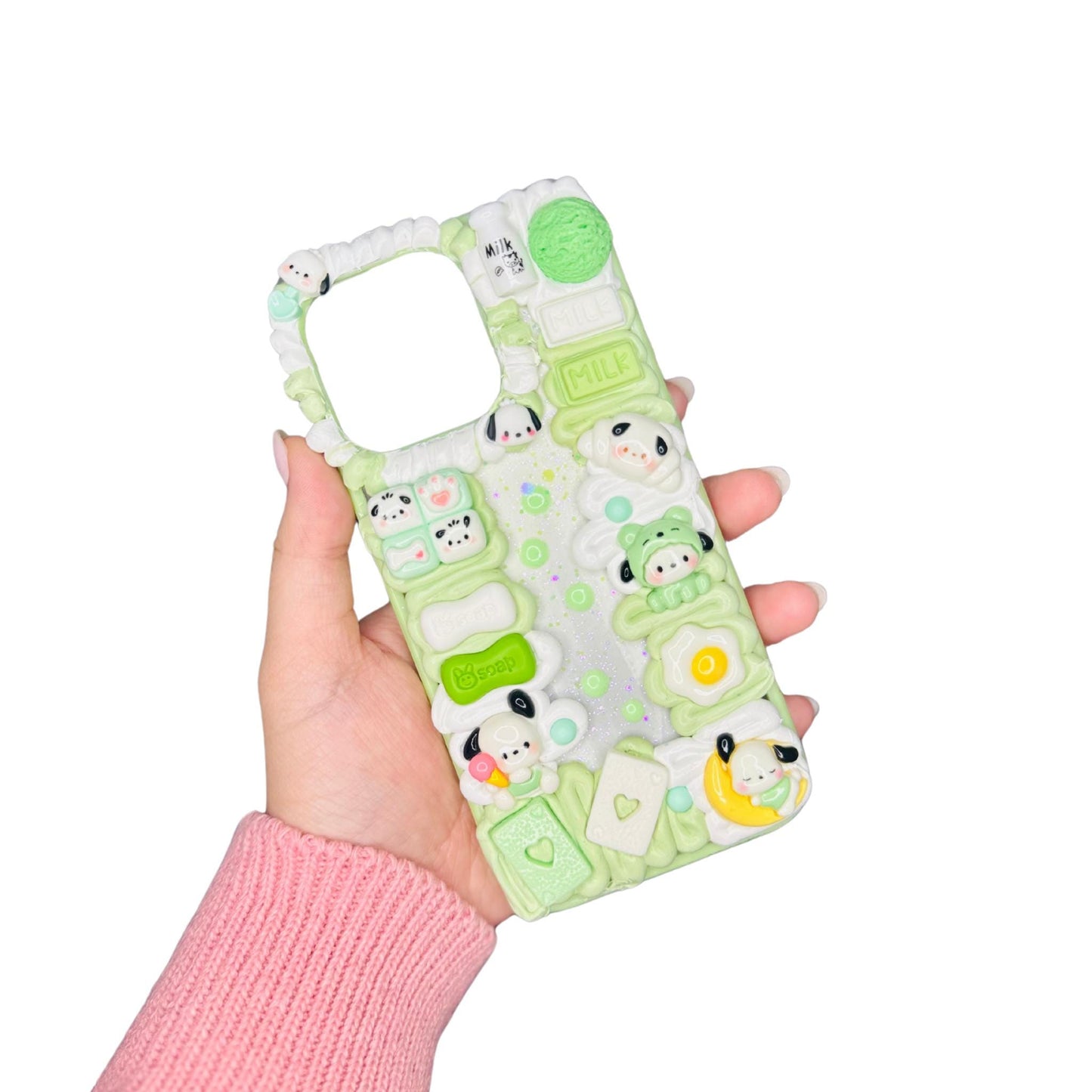 Pochacco Milk Decoden Case for any phone model iPhone/ Android