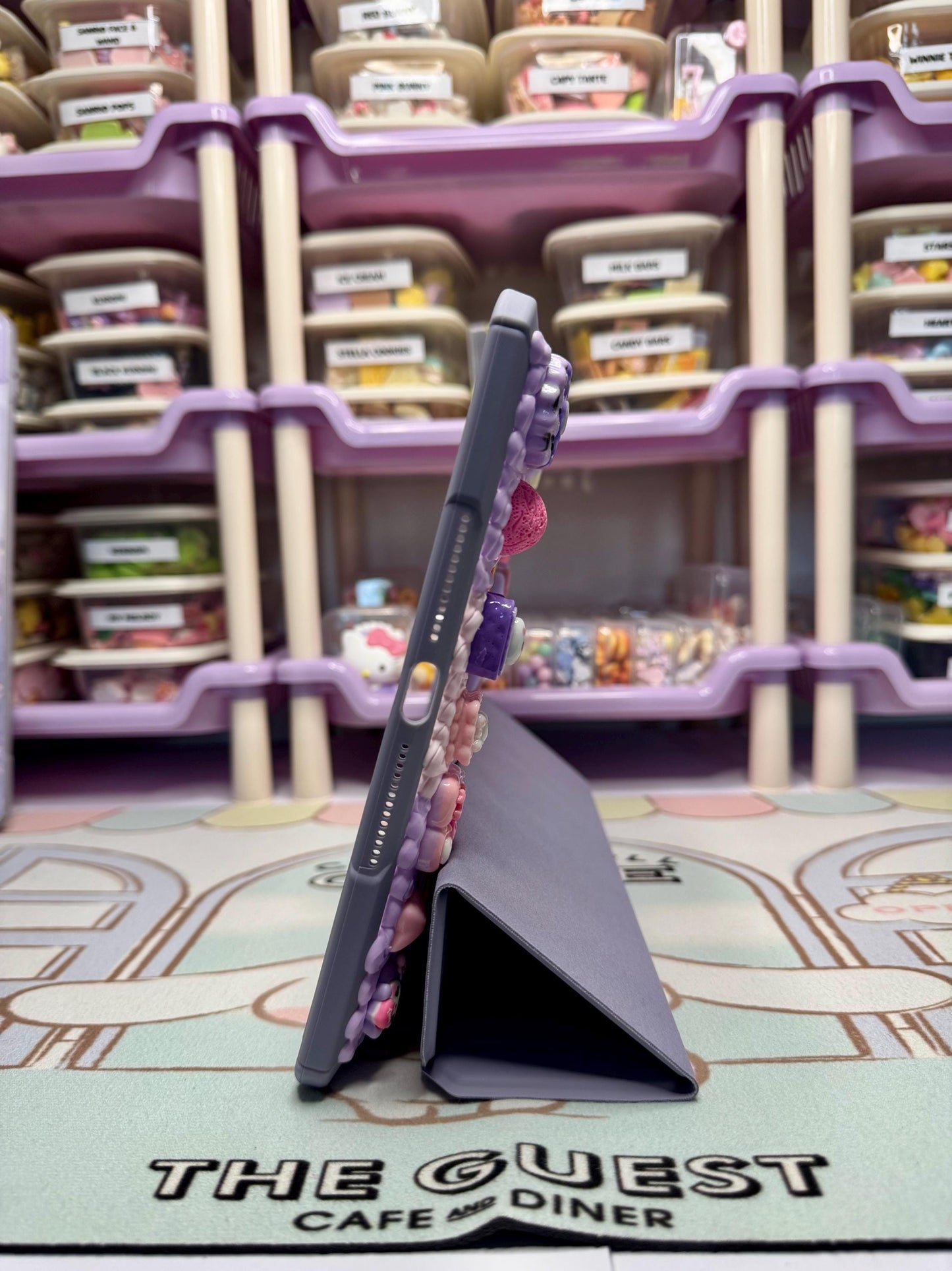 Custom Sanrio Decoden iPad/ Kindle/ Tablet Case