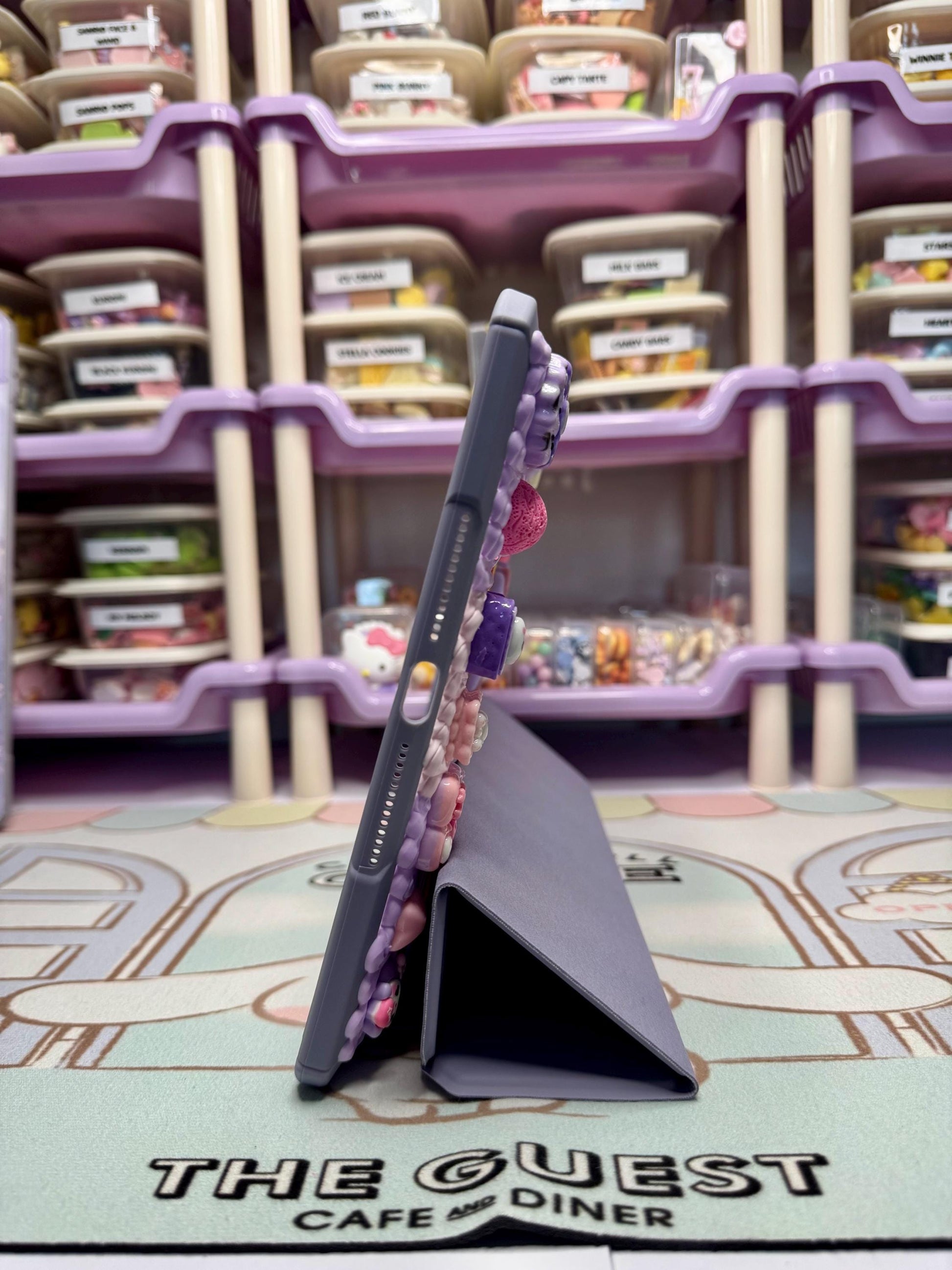 Custom Sanrio Decoden iPad/ Kindle/ Tablet Case