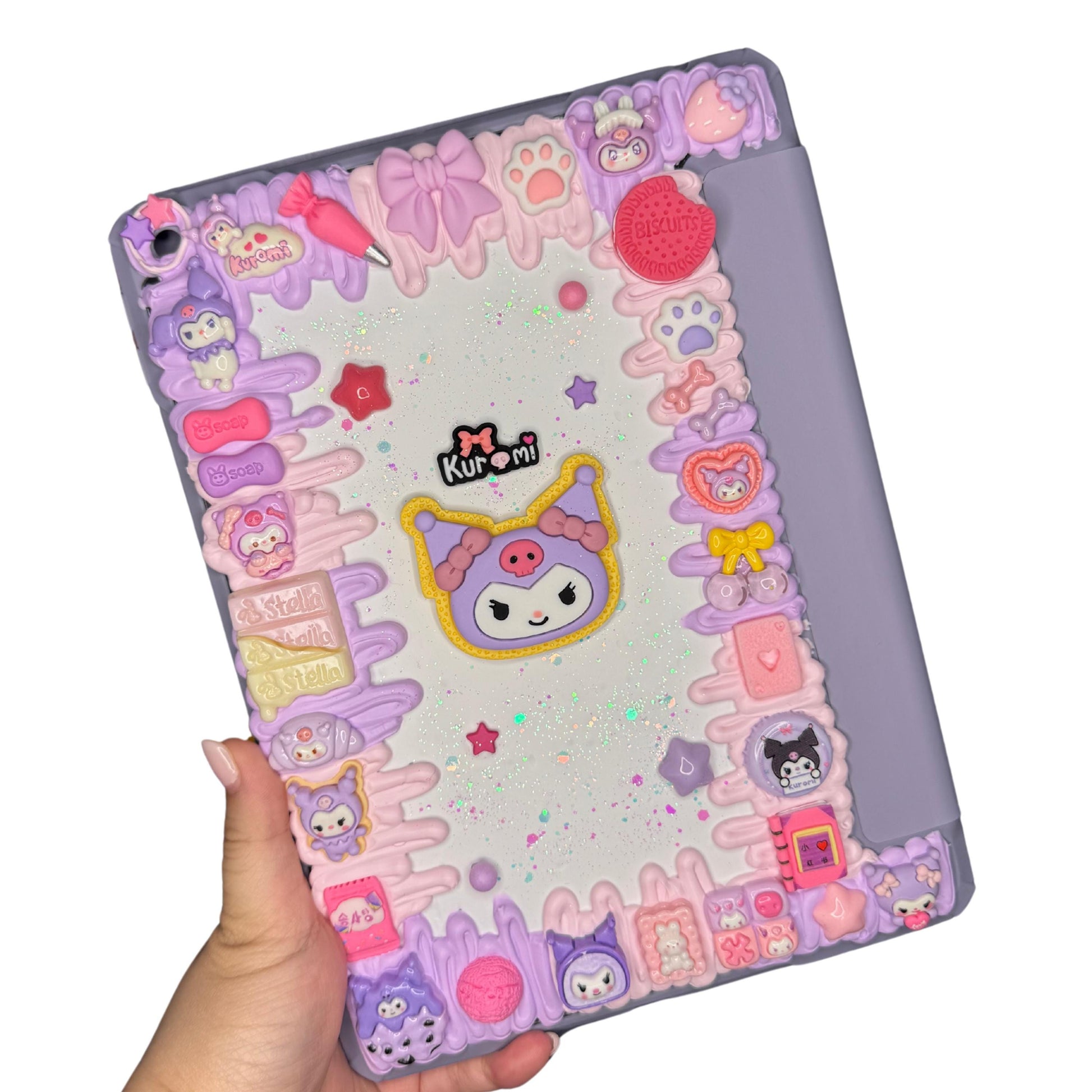 Custom Sanrio Decoden iPad/ Kindle/ Tablet Case