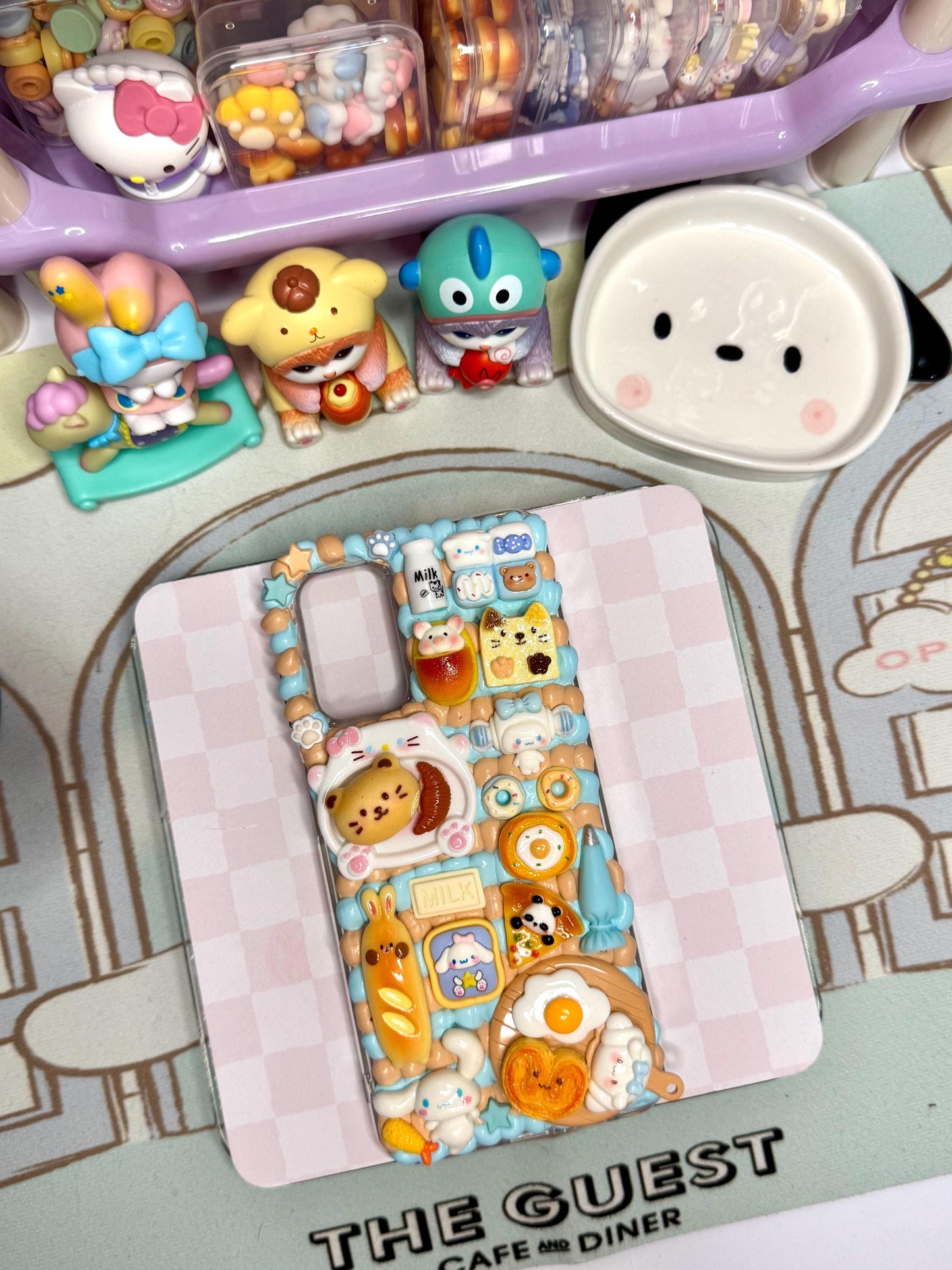 Cinnamoroll and Food Decoden Phone Case for any phone model iPhone/ Android