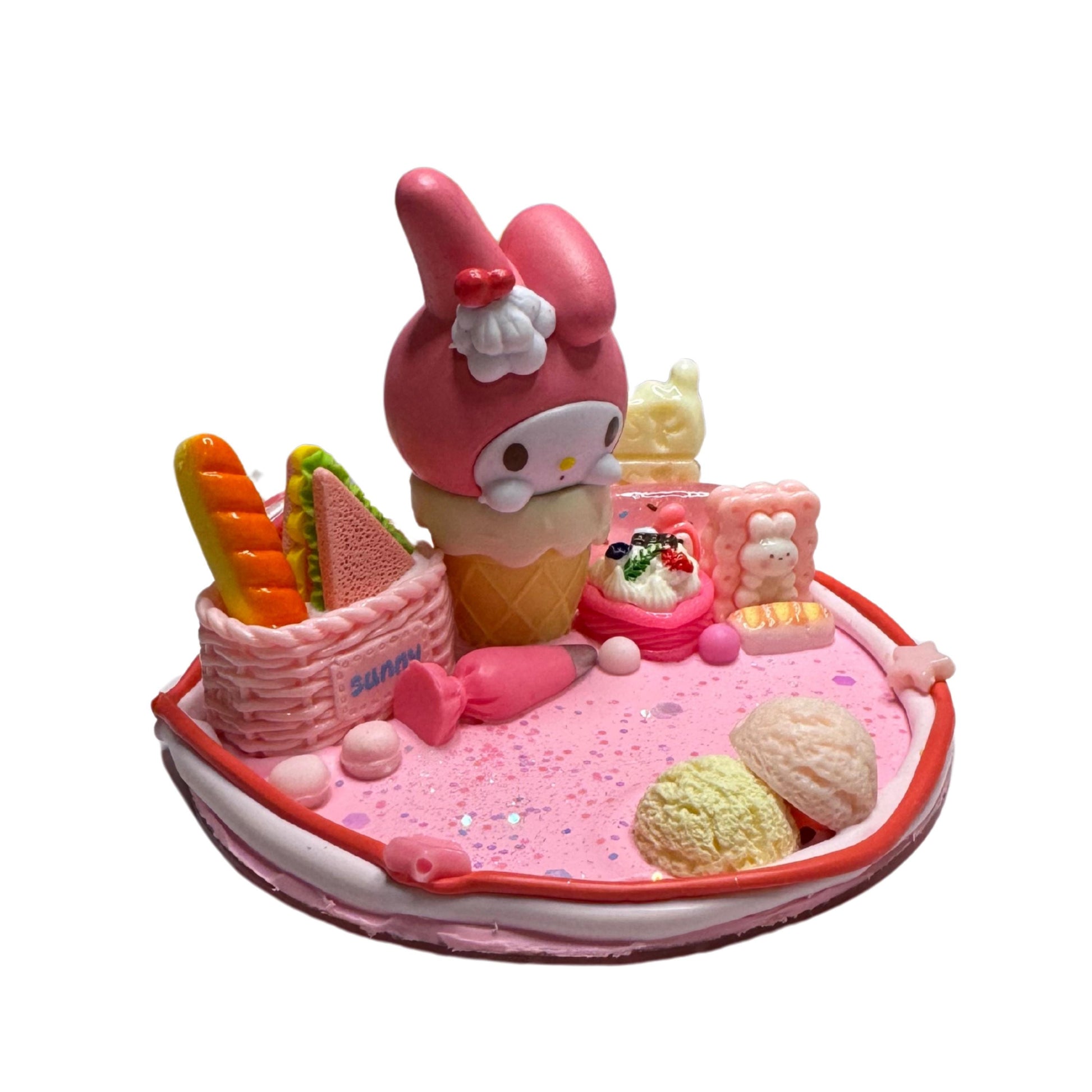My Melody Ice Cream Decoden Phone Stand