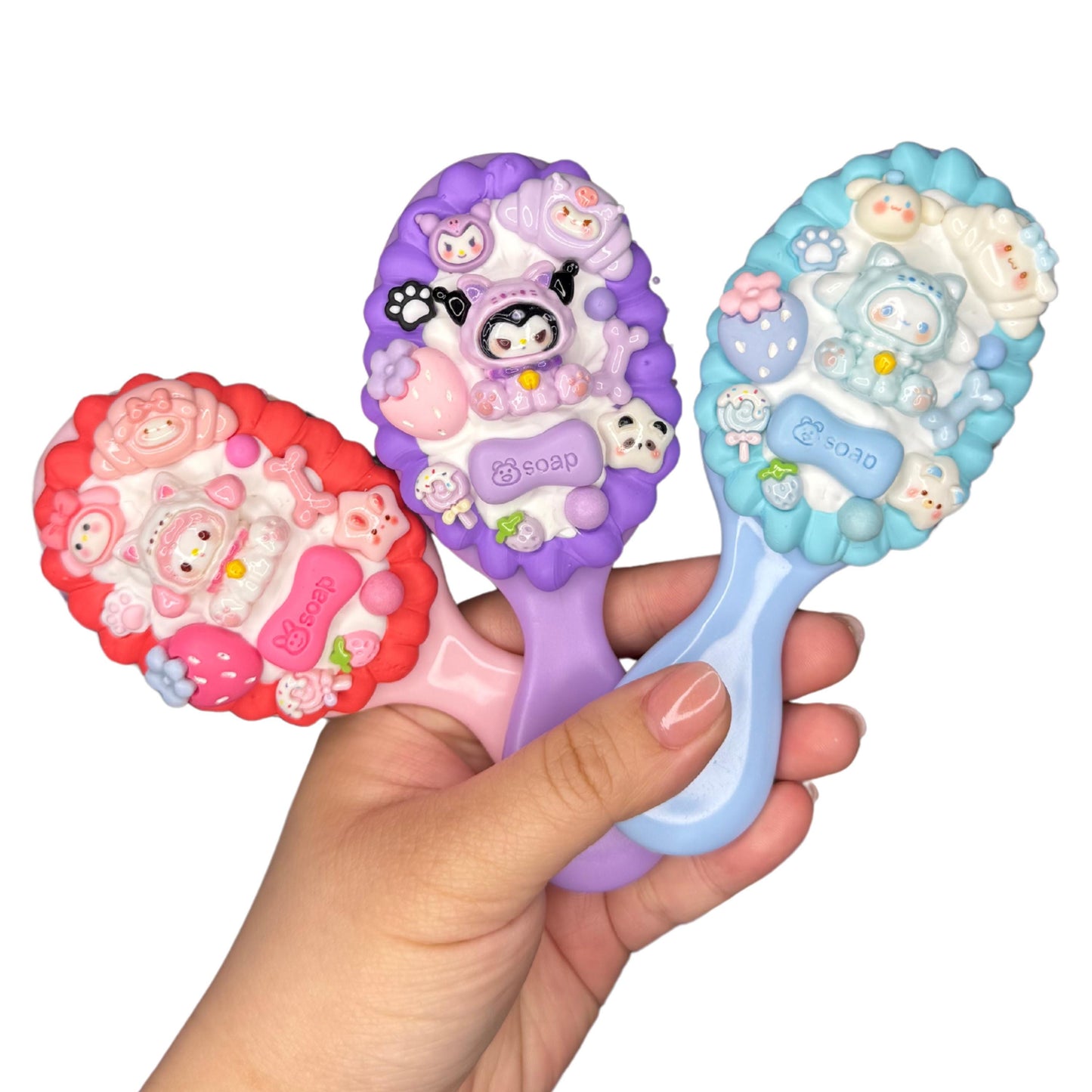 Sanrio Decoden Travel Hair Brush/ Comb