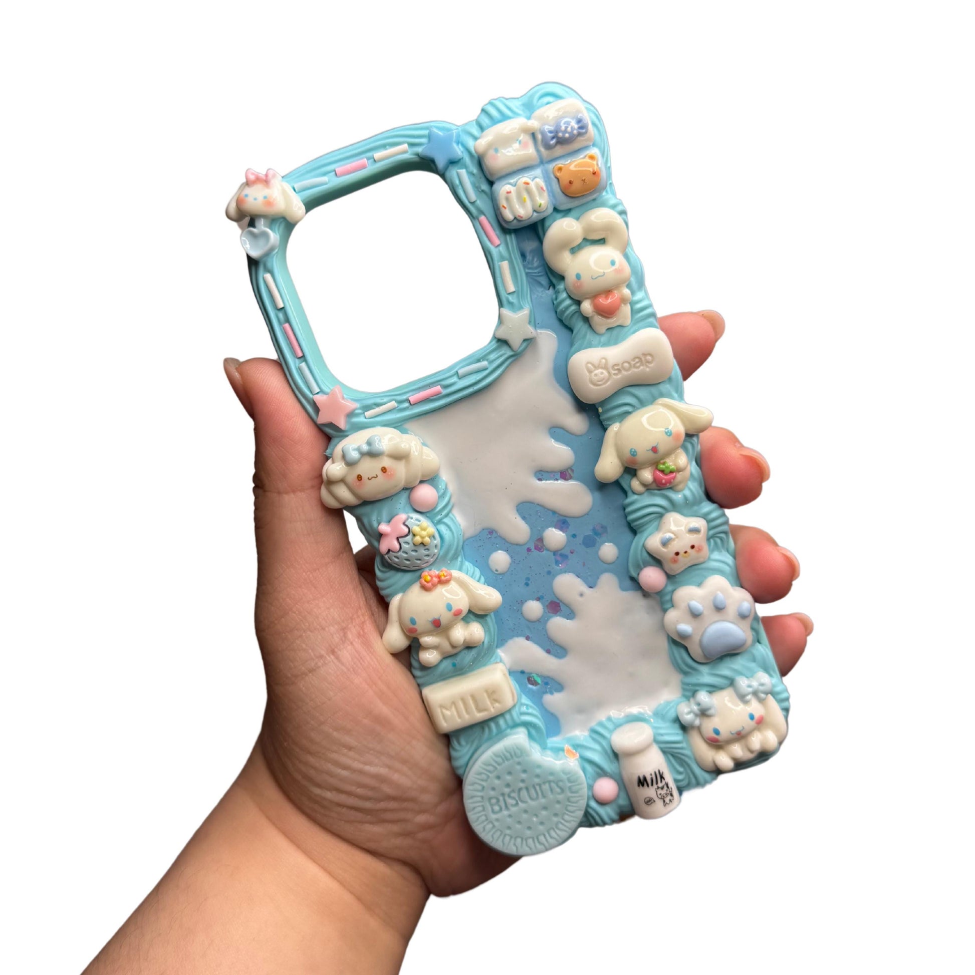 Cinnamoroll Milk Decoden Phone Case for any phone model iPhone/ Android