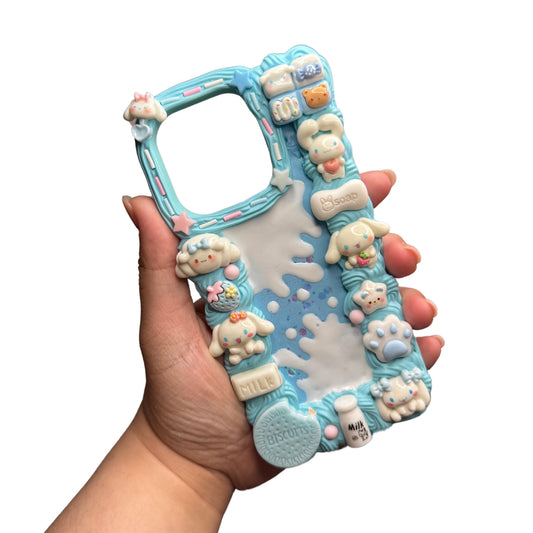 Cinnamoroll Milk Decoden Phone Case for any phone model iPhone/ Android
