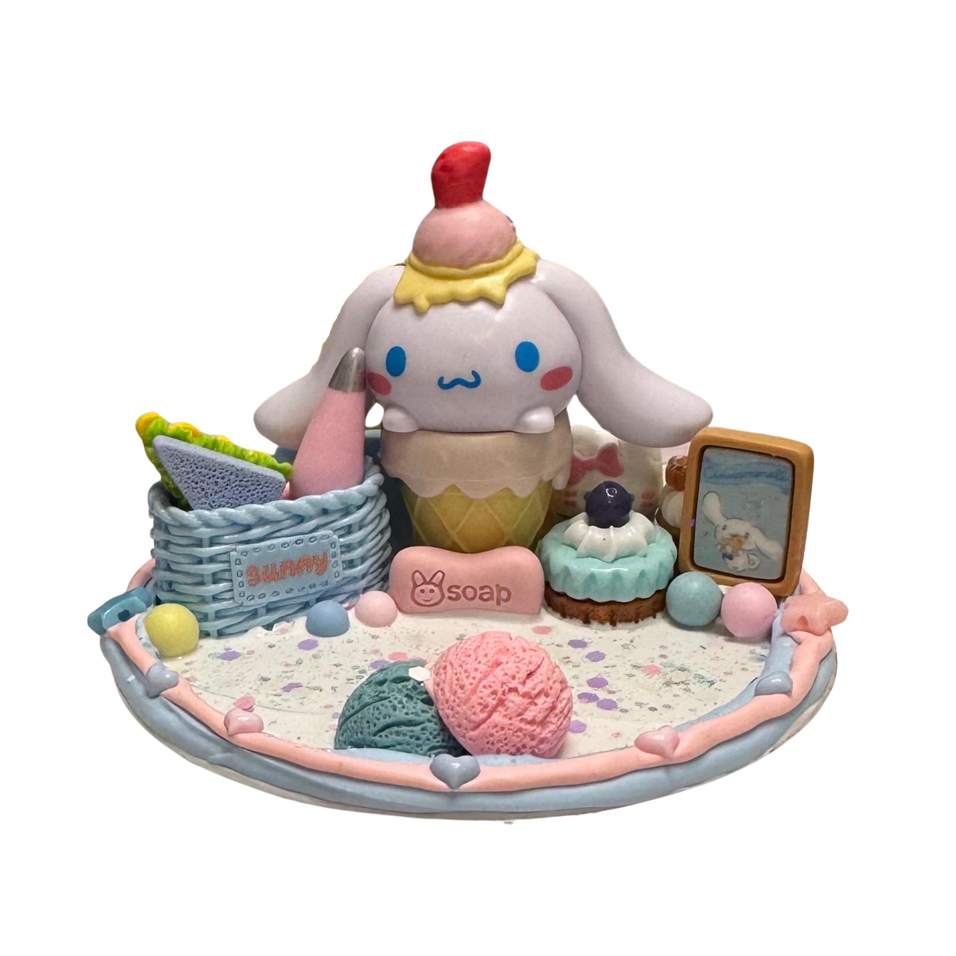 Cinnamoroll Ice Cream Decoden Phone Stand