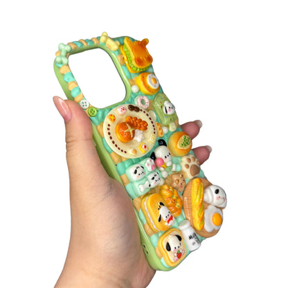 Pochacco Gourmet | Decoden Phone Case | For any phone model iPhone/ Android