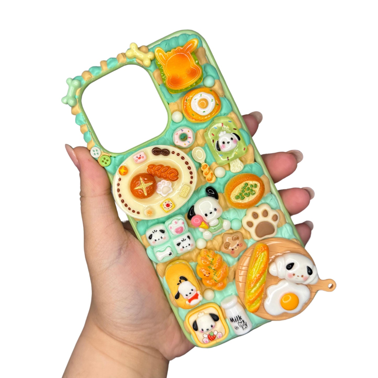 Pochacco Gourmet | Decoden Phone Case | For any phone model iPhone/ Android