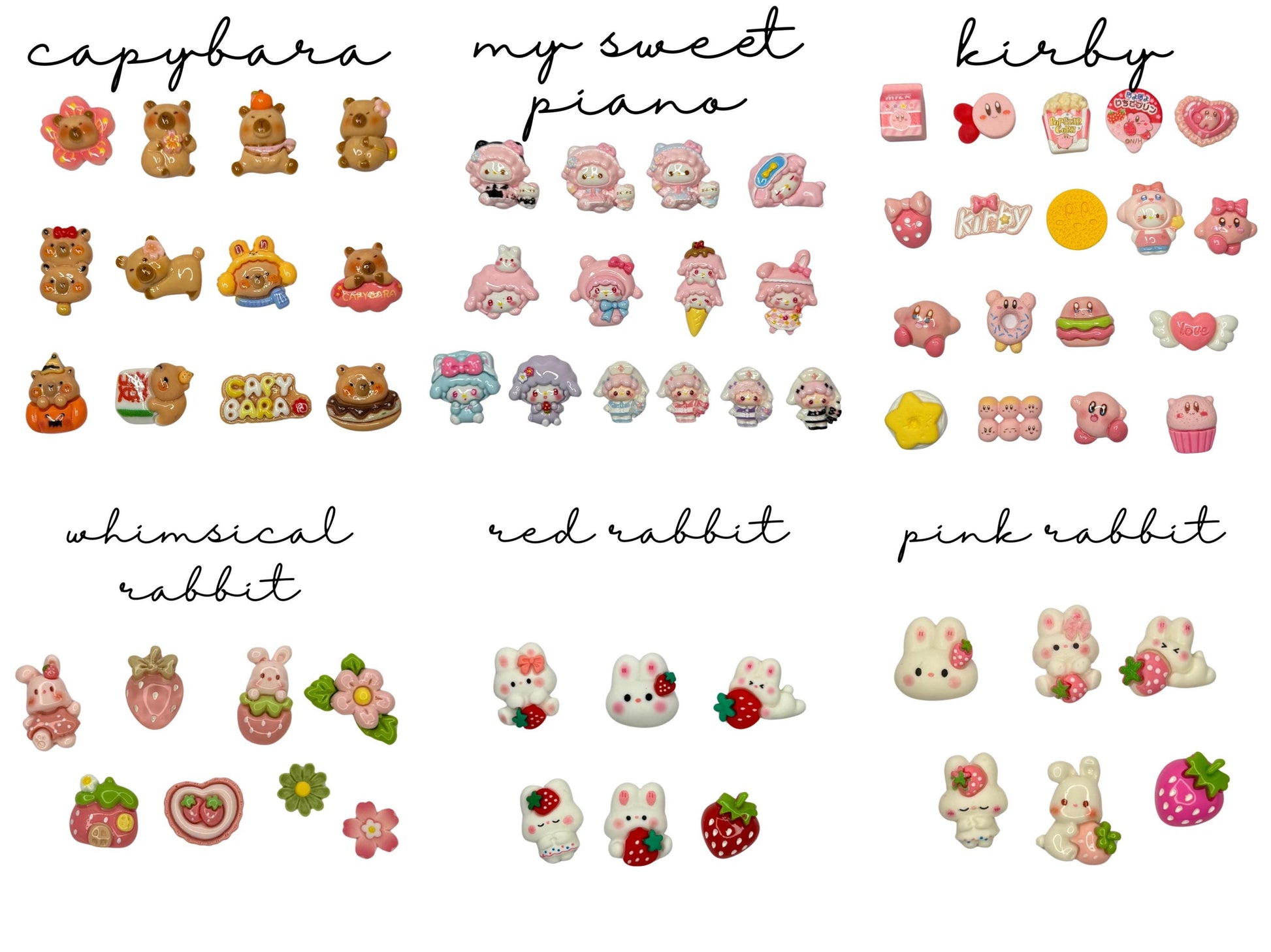 SMALL CHARMS | Customized Decoden Phone Case (for any phone model)