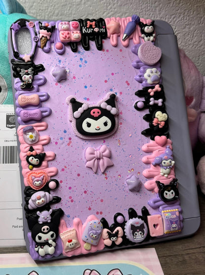 Custom Sanrio Decoden iPad/ Kindle/ Tablet Case