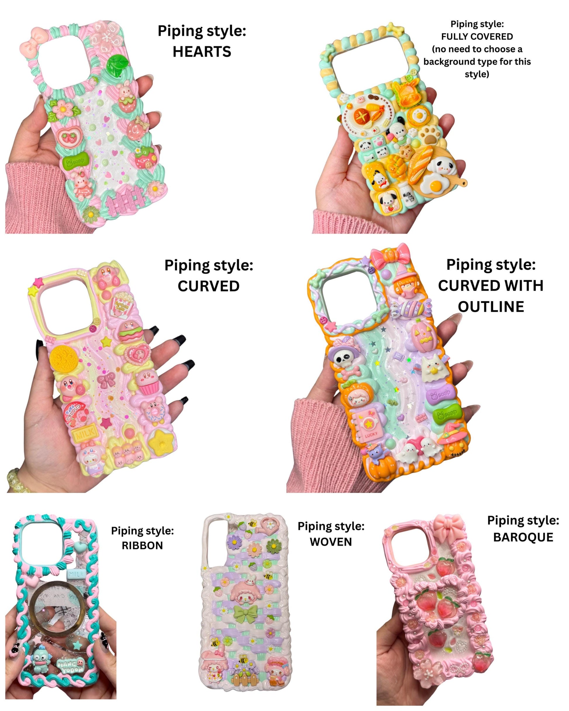 Custom Decoden Phone Case with Phone Holder (for any phone model)