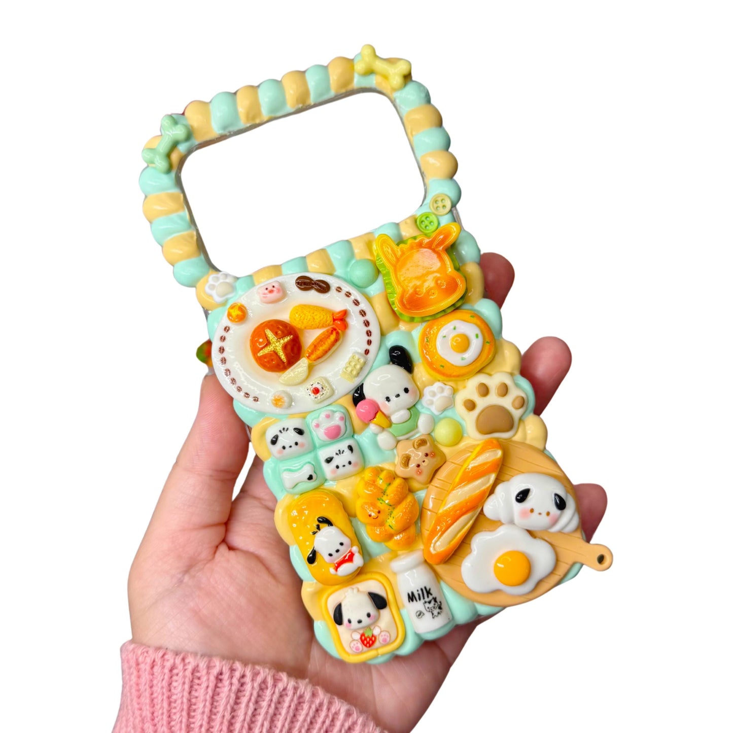 Pochacco Gourmet | Decoden Phone Case | For any phone model iPhone/ Android