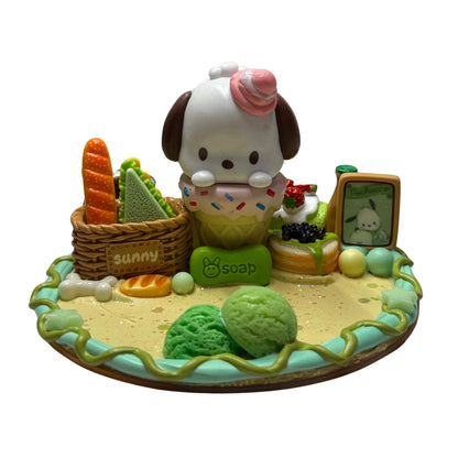 Pochacco Ice Cream Decoden Phone Stand