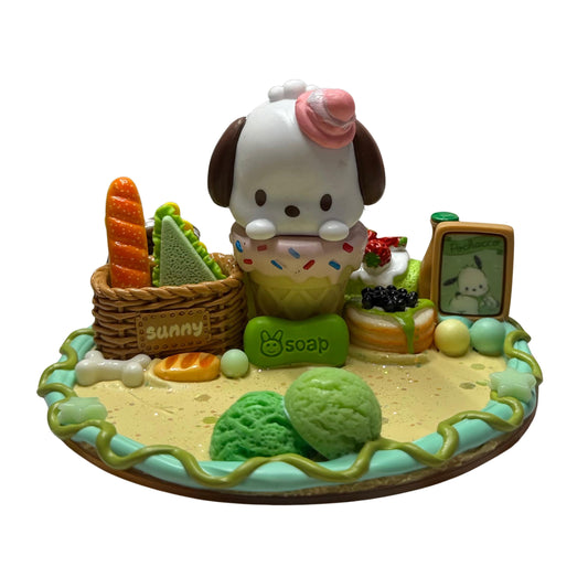 Pochacco Ice Cream Decoden Phone Stand