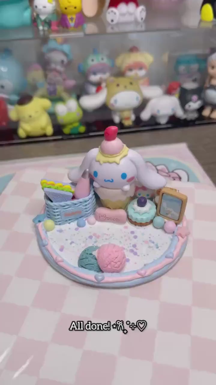 Cinnamoroll Ice Cream Decoden Phone Stand