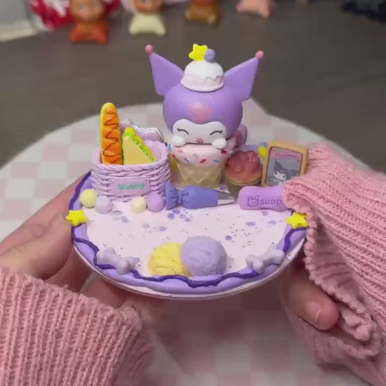 Kuromi Ice Cream Decoden Phone Stand