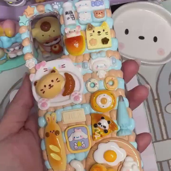 Cinnamoroll and Food Decoden Phone Case for any phone model iPhone/ Android