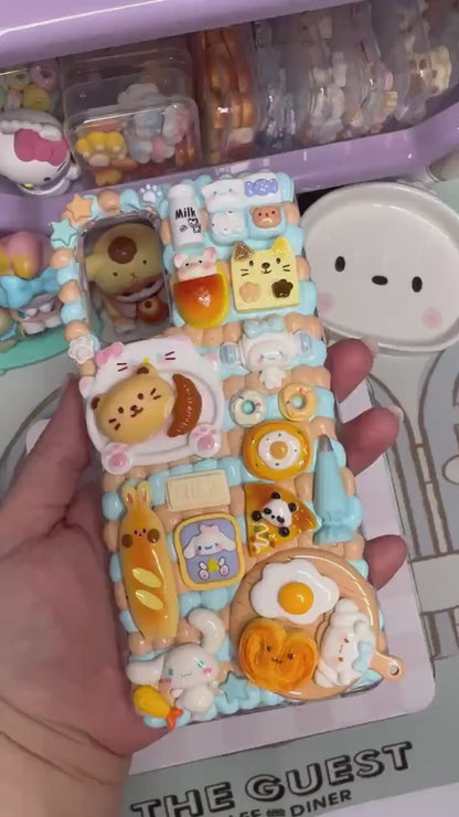 Cinnamoroll and Food Decoden Phone Case for any phone model iPhone/ Android