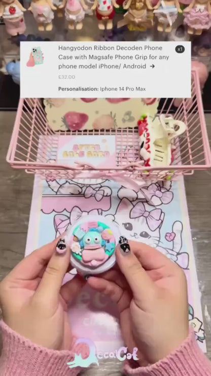 Custom Decoden Phone Case with Phone Holder (for any phone model)