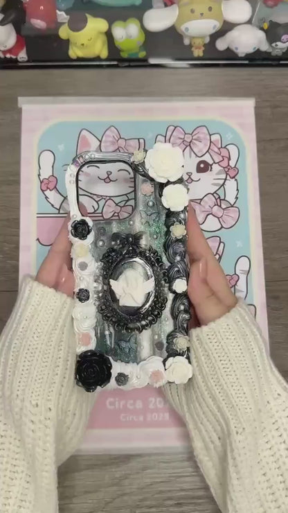 Wildest Dreams: Midnight Thoughts [Limited Edition] | Dark Baroque Decoden Phone Case for any phone model iPhone/ Android