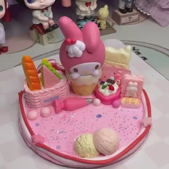 My Melody Ice Cream Decoden Phone Stand
