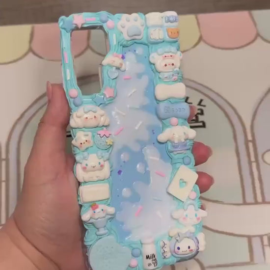 Cinnamoroll Milk Decoden Phone Case for any phone model iPhone/ Android