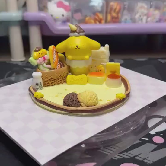 Pompompurin Ice Cream Decoden Phone Stand