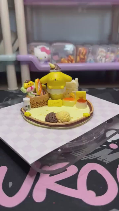 Pompompurin Ice Cream Decoden Phone Stand