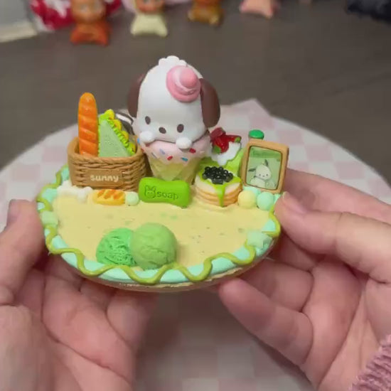 Pochacco Ice Cream Decoden Phone Stand